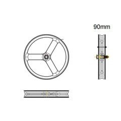 Roata 3S Fat Bike 26er